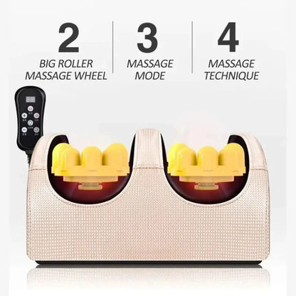 Electric Foot Massager with Heat & Rolling Kneading