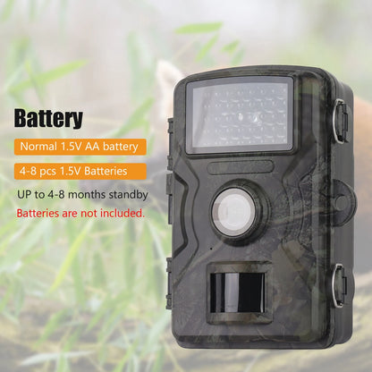 Camouflage trail camera
