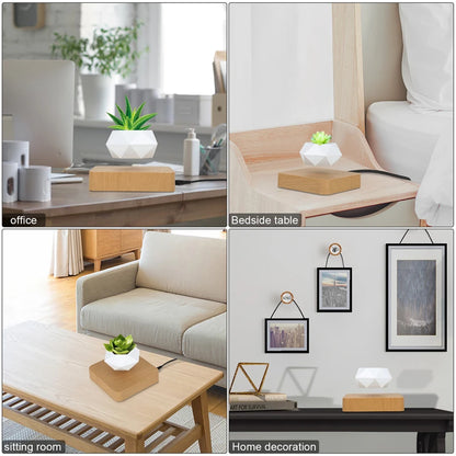 Levitating Air Bonsai Pot | Magnetic Floating Plant Decor
