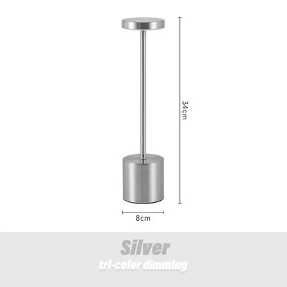 Cordless LED Table Lamp – Portable Retro Light for Outdoor, Bar, Restaurant Ambiance
