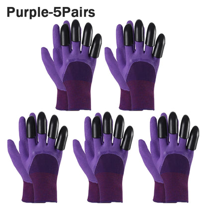Gardening Gloves with Claws for Easy Digging & Planting
