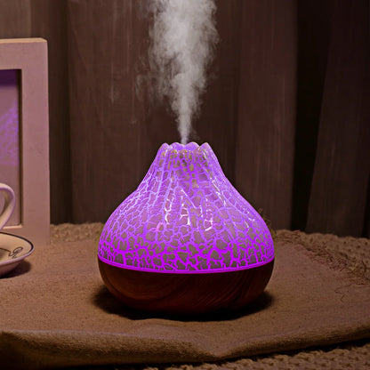 Volcanic Humidifier – Flame Effect Aroma Diffuser