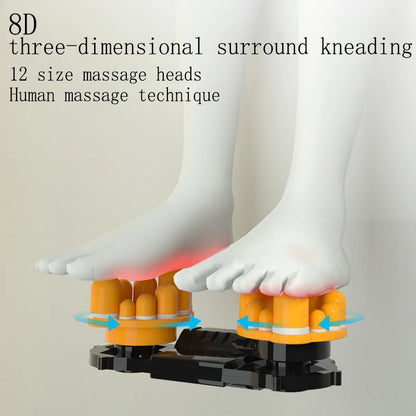Electric Foot Massager with Heat & Rolling Kneading