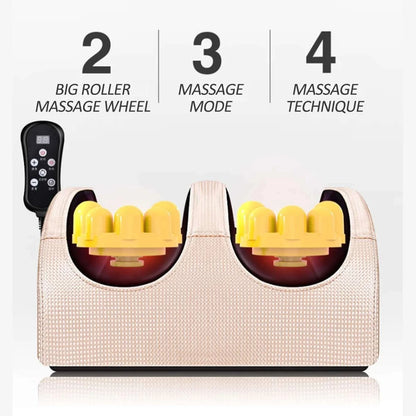 Electric Foot Massager with Heat & Rolling Kneading