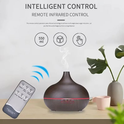 Wooden Essential Oil Diffuser | Premium Natural Aroma Diffuser