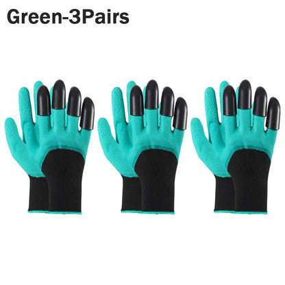 Gardening Gloves with Claws for Easy Digging & Planting