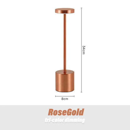 Cordless LED Table Lamp – Portable Retro Light for Outdoor, Bar, Restaurant Ambiance