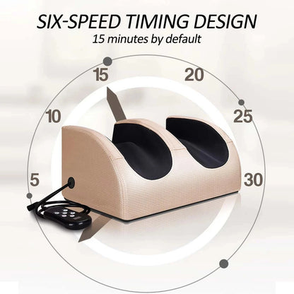 Electric Foot Massager with Heat & Rolling Kneading