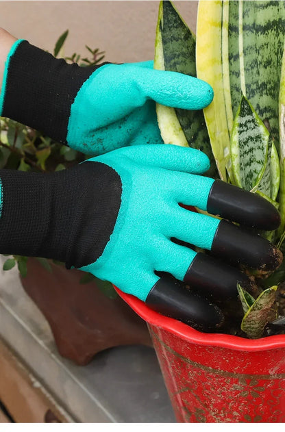 Gardening Gloves with Claws for Easy Digging & Planting