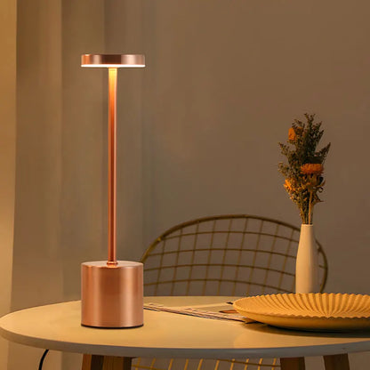 Cordless LED Table Lamp – Portable Retro Light for Outdoor, Bar, Restaurant Ambiance