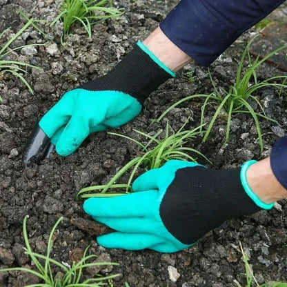 Gardening Gloves with Claws for Easy Digging & Planting