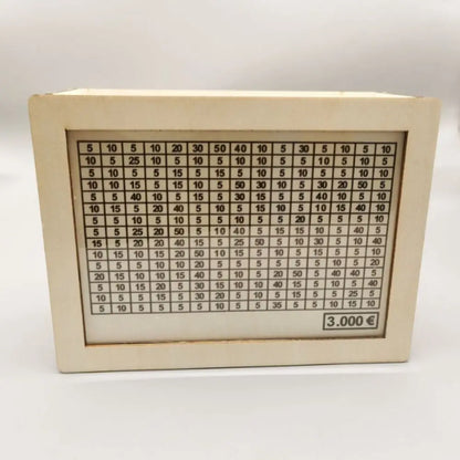 Wooden Money Saving Box with Goal Counter