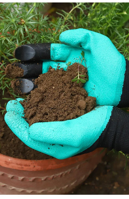 Gardening Gloves with Claws for Easy Digging & Planting