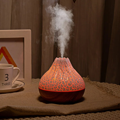 Volcanic Humidifier – Flame Effect Aroma Diffuser