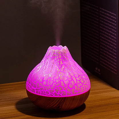 Volcanic Humidifier – Flame Effect Aroma Diffuser