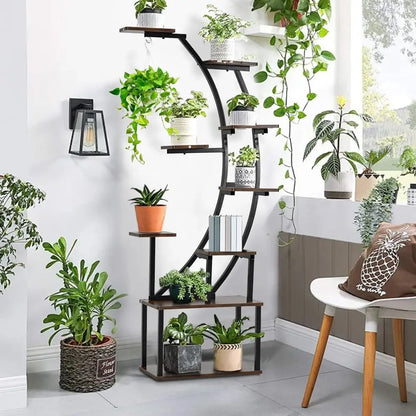 Modern LED Multi-Tier Indoor Plant Stand