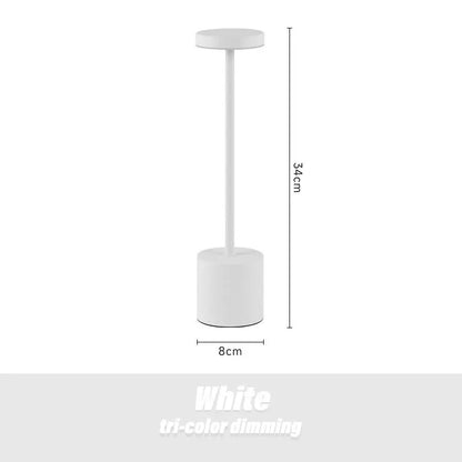 Cordless LED Table Lamp – Portable Retro Light for Outdoor, Bar, Restaurant Ambiance