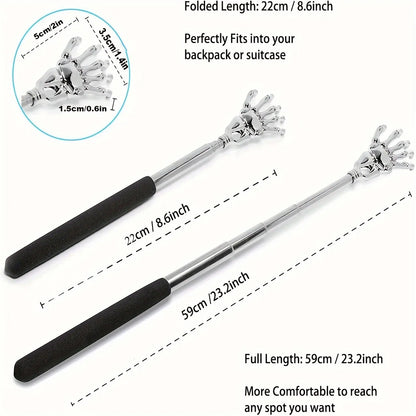 Extendable Back Scratcher Stainless Steel | Telescopic Massager