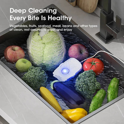 Portable Ultrasonic Fruit & Vegetable Cleaner