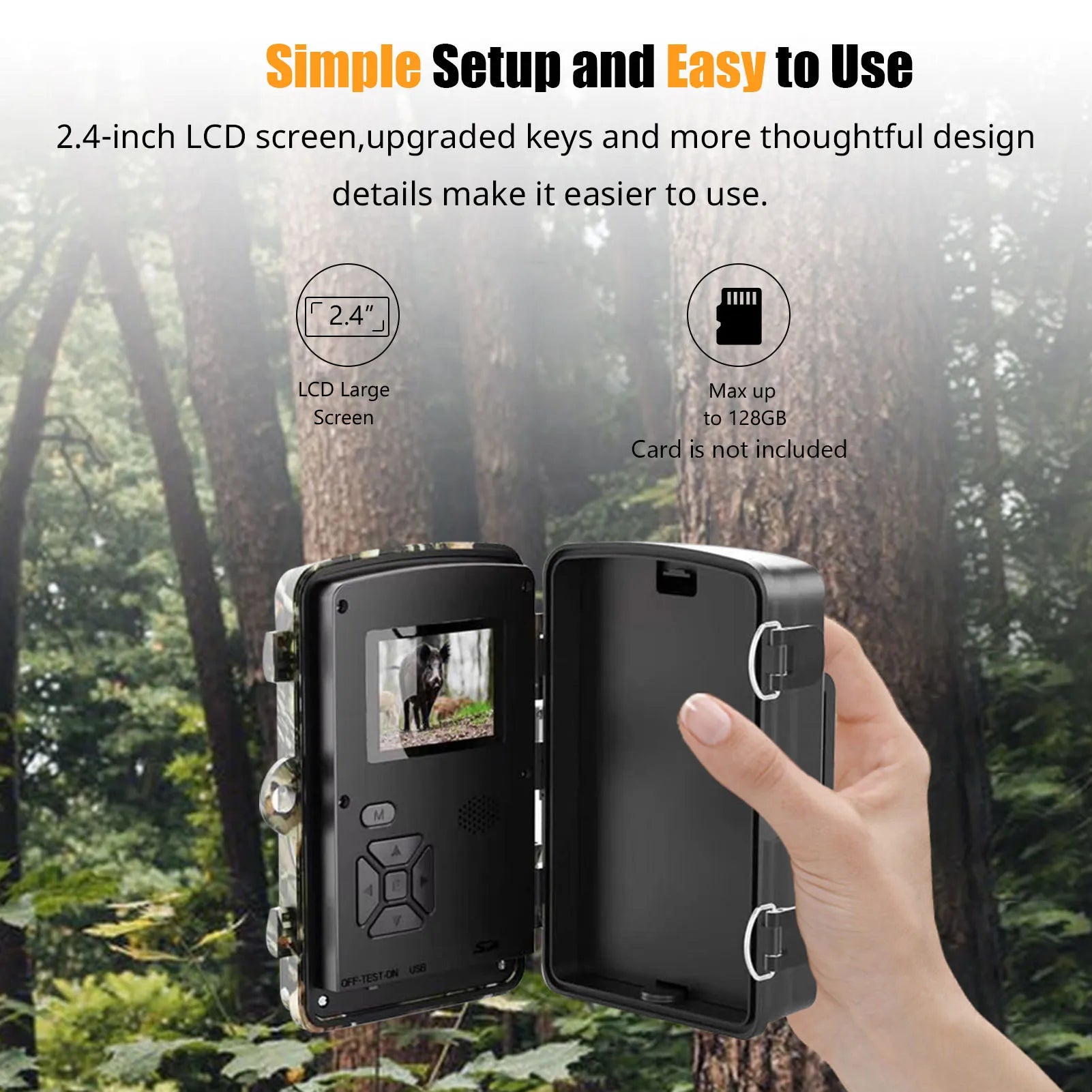 Scout camera for wildlife