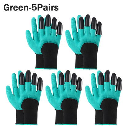 Gardening Gloves with Claws for Easy Digging & Planting