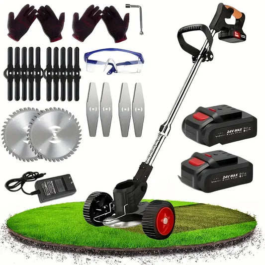Cordless Lawn Trimmer for Easy & Precise Garden Care