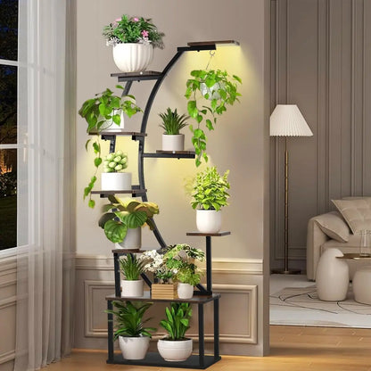 Modern LED Multi-Tier Indoor Plant Stand