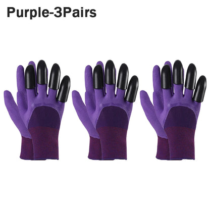 Gardening Gloves with Claws for Easy Digging & Planting