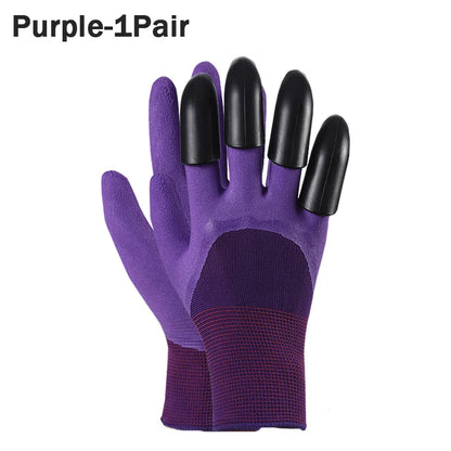 Gardening Gloves with Claws for Easy Digging & Planting