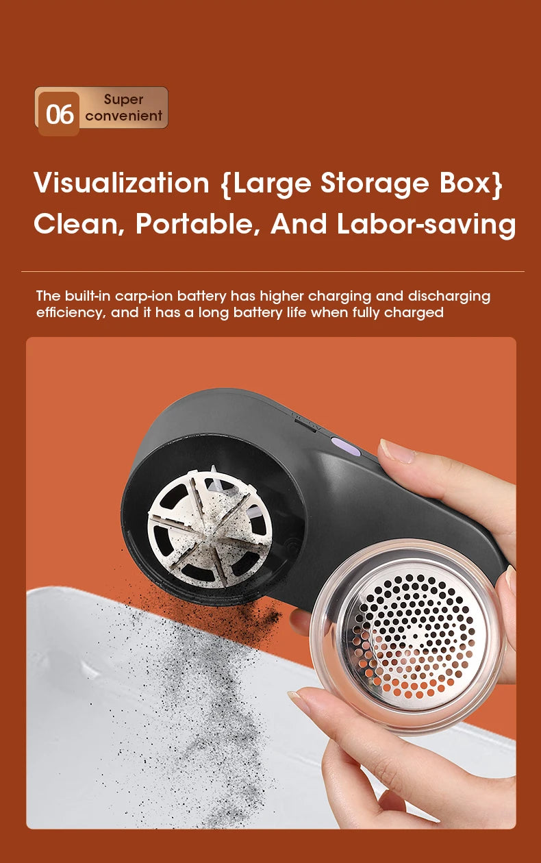 Travel fabric shaver